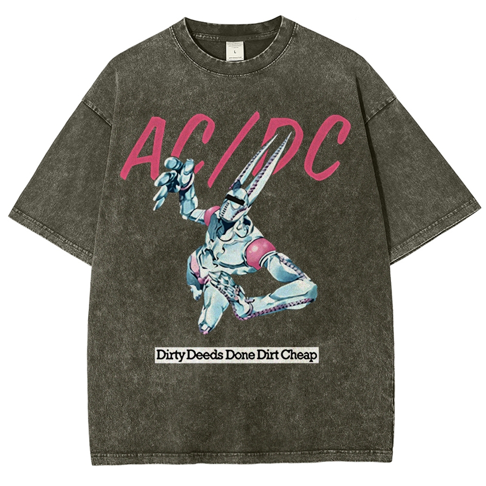 Jojo's Bizarre Adventure Unisex Fit Washed T-Shirt 2508004823