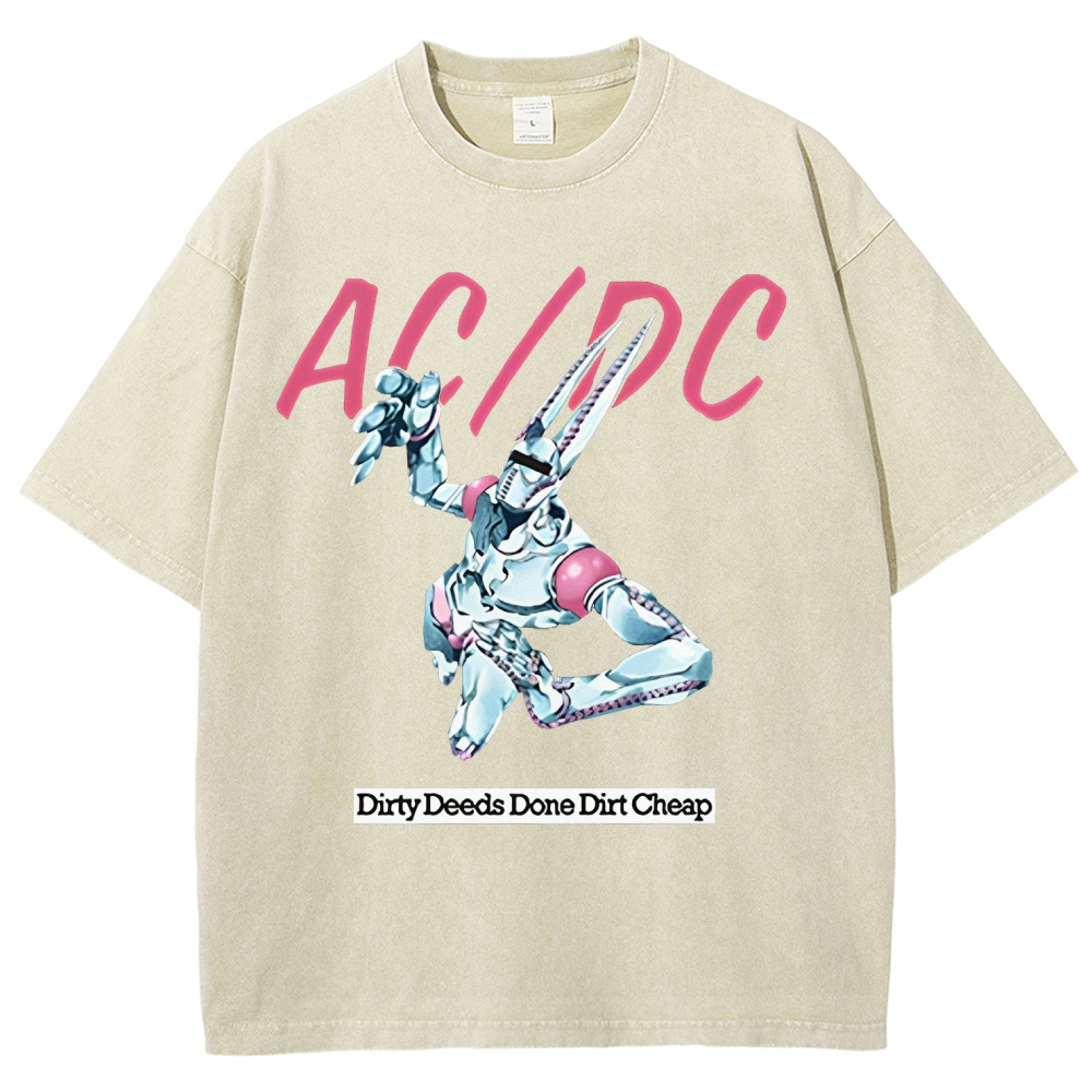 Jojo's Bizarre Adventure Unisex Fit Washed T-Shirt 2508004823