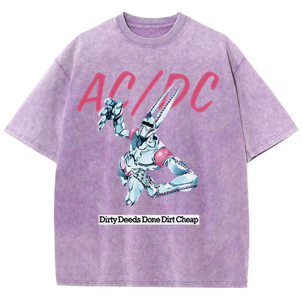 Jojo's Bizarre Adventure Unisex Fit Washed T-Shirt 2508004823