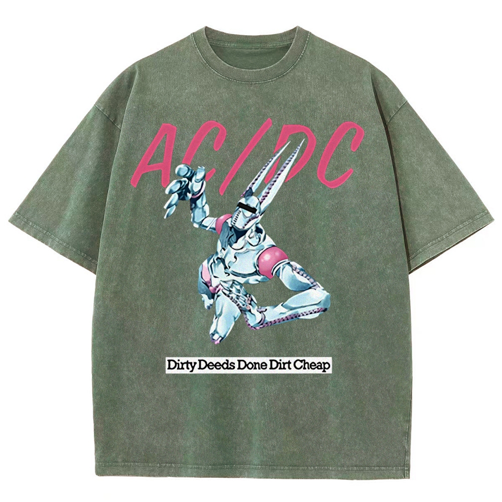 Jojo's Bizarre Adventure Unisex Fit Washed T-Shirt 2508004823