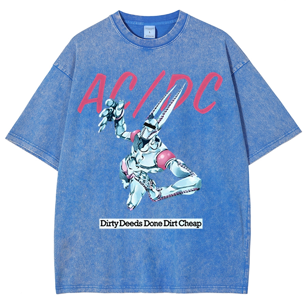 Jojo's Bizarre Adventure Unisex Fit Washed T-Shirt 2508004823