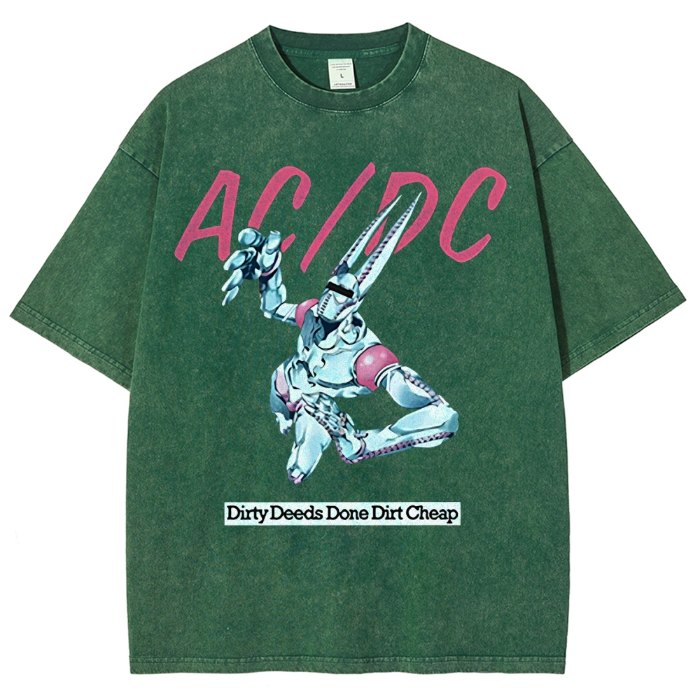 Jojo's Bizarre Adventure Unisex Fit Washed T-Shirt 2508004823
