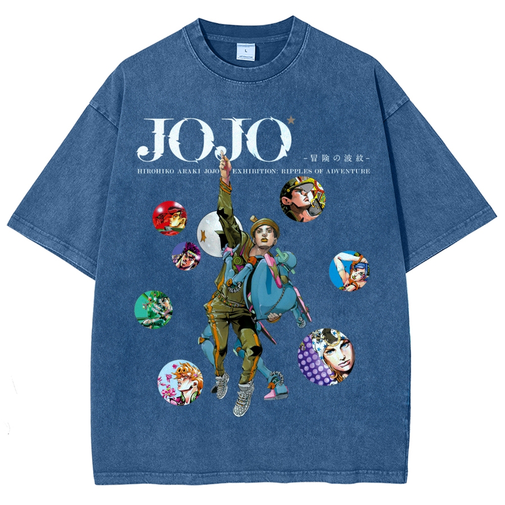 Jojo's Bizarre Adventure Unisex Fit Washed T-Shirt 2508004830