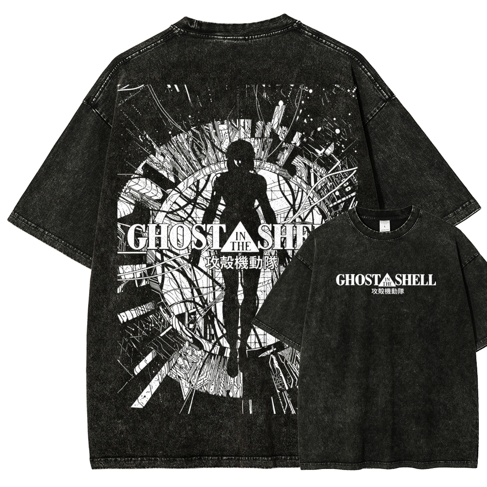 Ghost in the Shell Unisex Fit Washed T-Shirt 2508005954