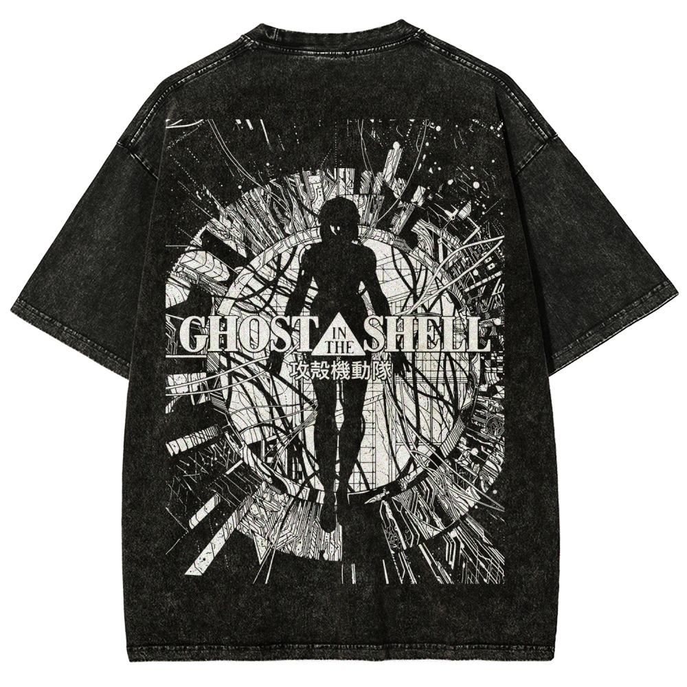 Ghost in the Shell Unisex Fit Washed T-Shirt 2508005954