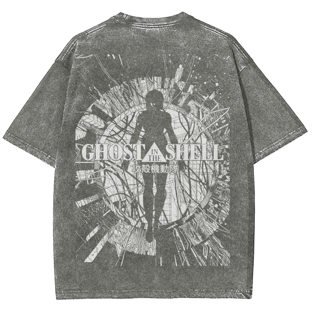 Ghost in the Shell Unisex Fit Washed T-Shirt 2508005954