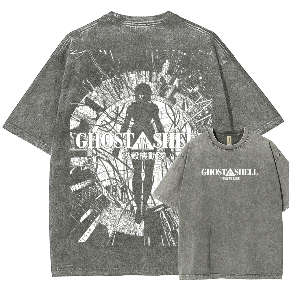Ghost in the Shell Unisex Fit Washed T-Shirt 2508005954