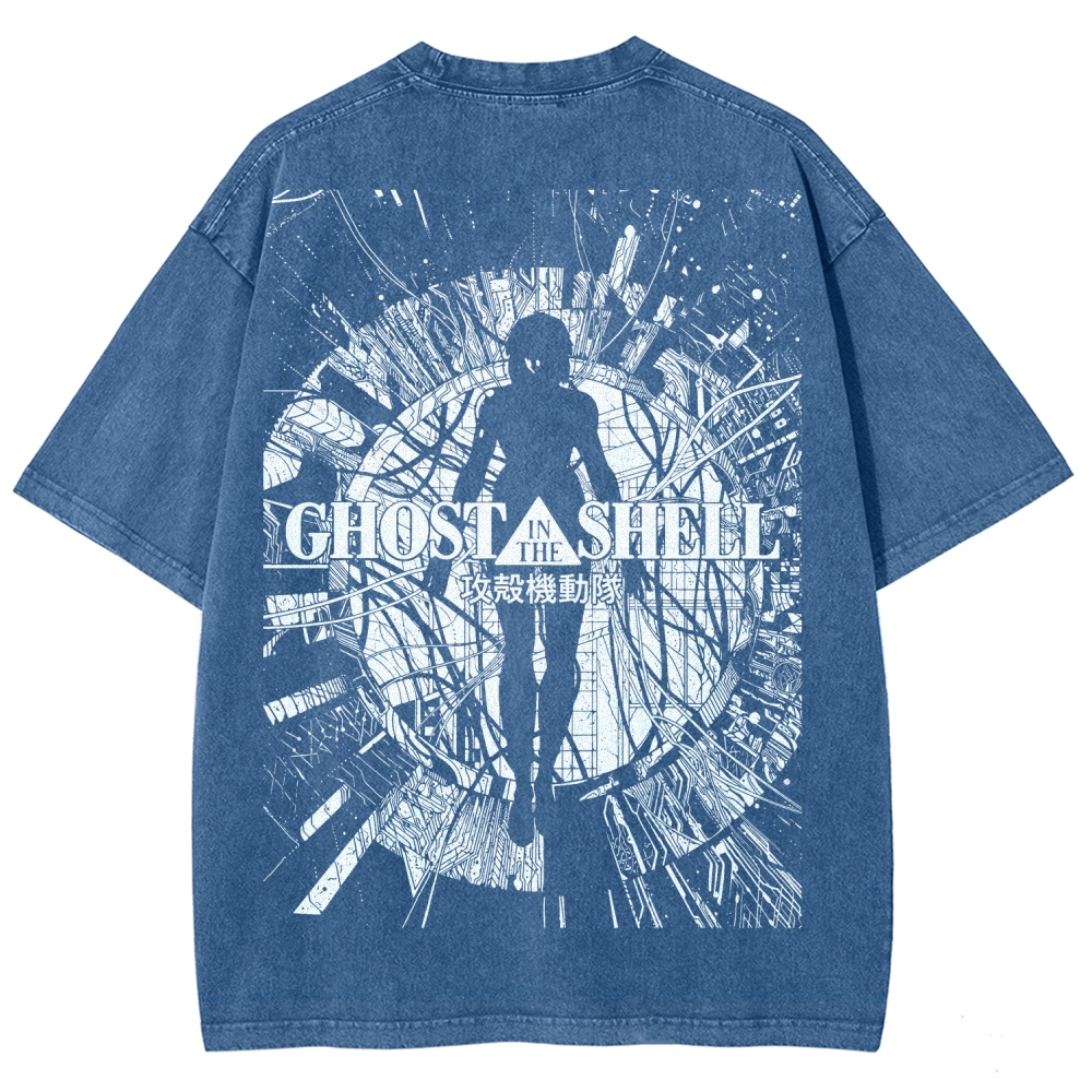 Ghost in the Shell Unisex Fit Washed T-Shirt 2508005954