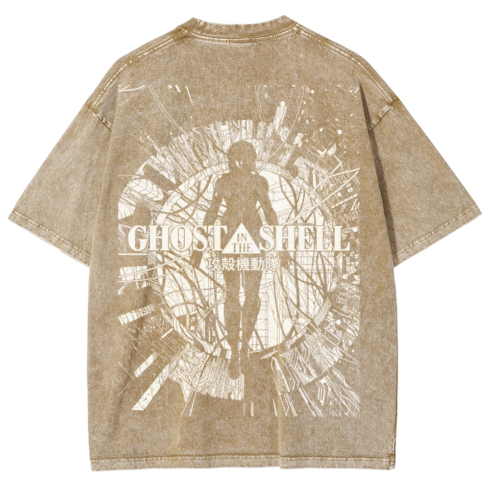 Ghost in the Shell Unisex Fit Washed T-Shirt 2508005954