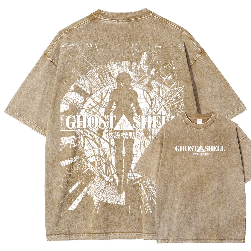 Ghost in the Shell Unisex Fit Washed T-Shirt 2508005954