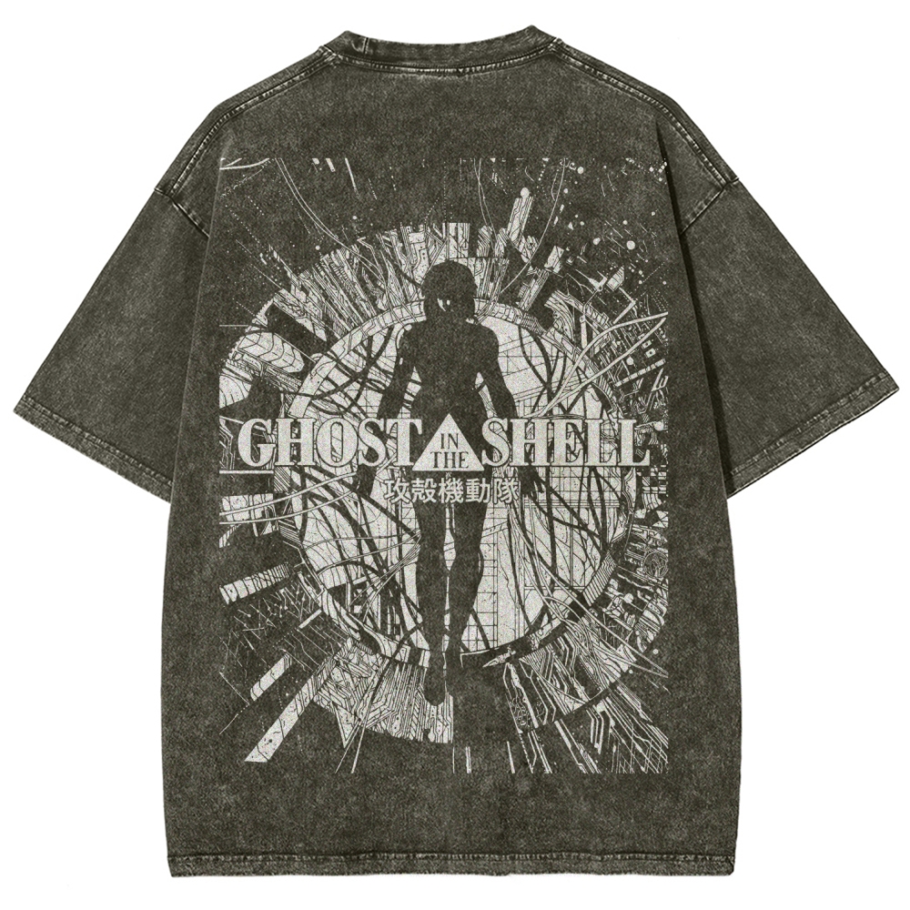 Ghost in the Shell Unisex Fit Washed T-Shirt 2508005954