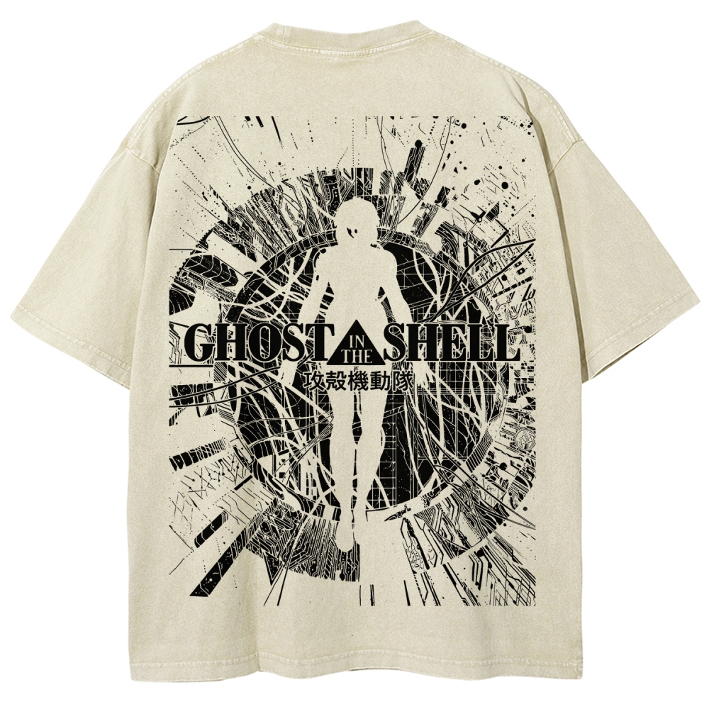 Ghost in the Shell Unisex Fit Washed T-Shirt 2508005954