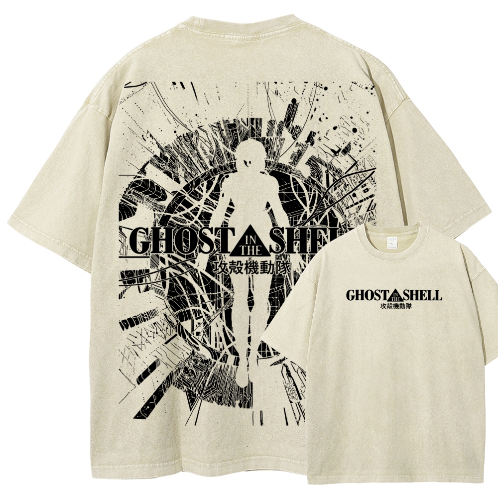 Ghost in the Shell Unisex Fit Washed T-Shirt 2508005954