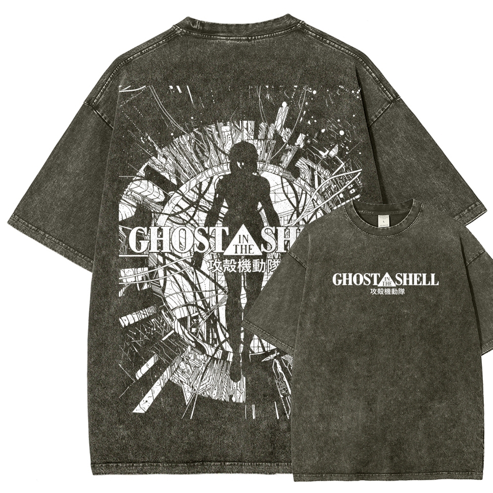 Ghost in the Shell Unisex Fit Washed T-Shirt 2508005954