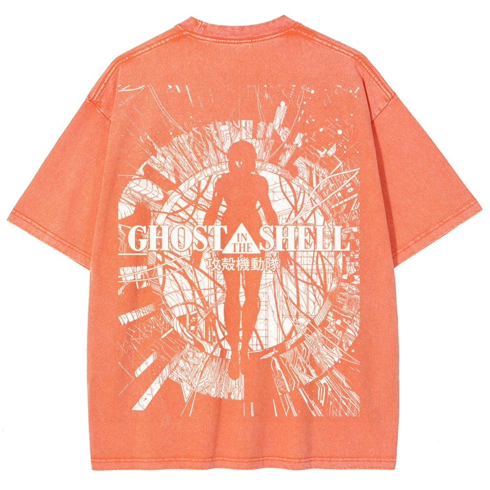 Ghost in the Shell Unisex Fit Washed T-Shirt 2508005954