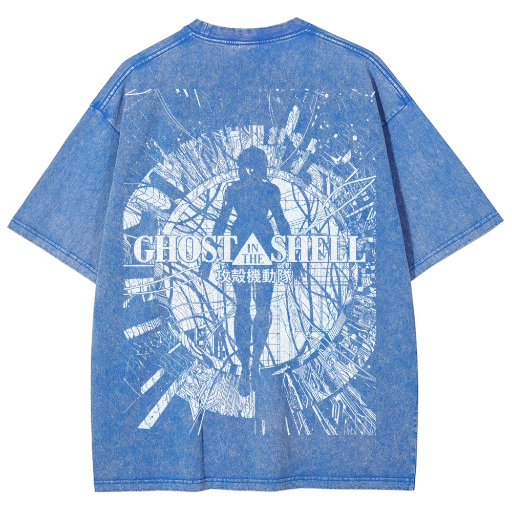 Ghost in the Shell Unisex Fit Washed T-Shirt 2508005954