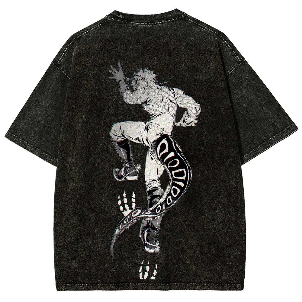 JoJo's Bizarre Adventure SBR Diego Brando Unisex Fit Washed T-Shirt 2508007104