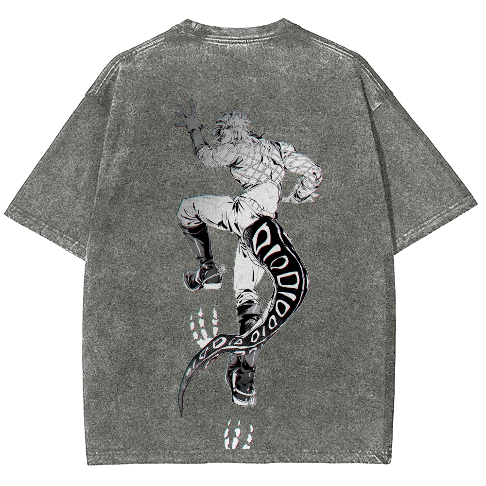 JoJo's Bizarre Adventure SBR Diego Brando Unisex Fit Washed T-Shirt 2508007104