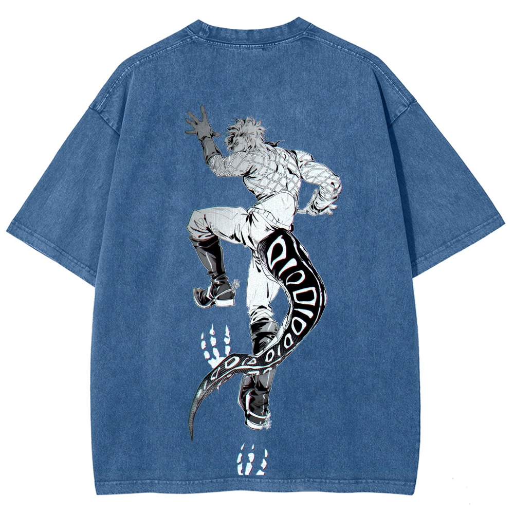 JoJo's Bizarre Adventure SBR Diego Brando Unisex Fit Washed T-Shirt 2508007104