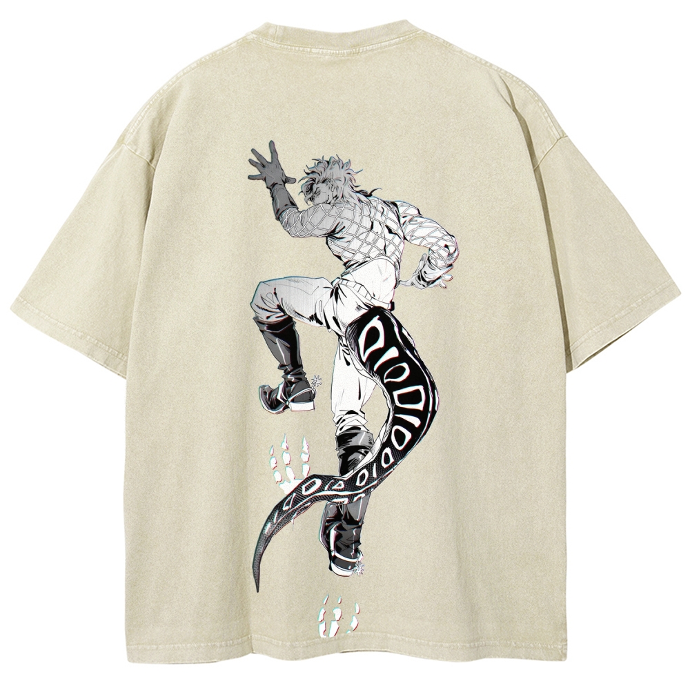 JoJo's Bizarre Adventure SBR Diego Brando Unisex Fit Washed T-Shirt 2508007104