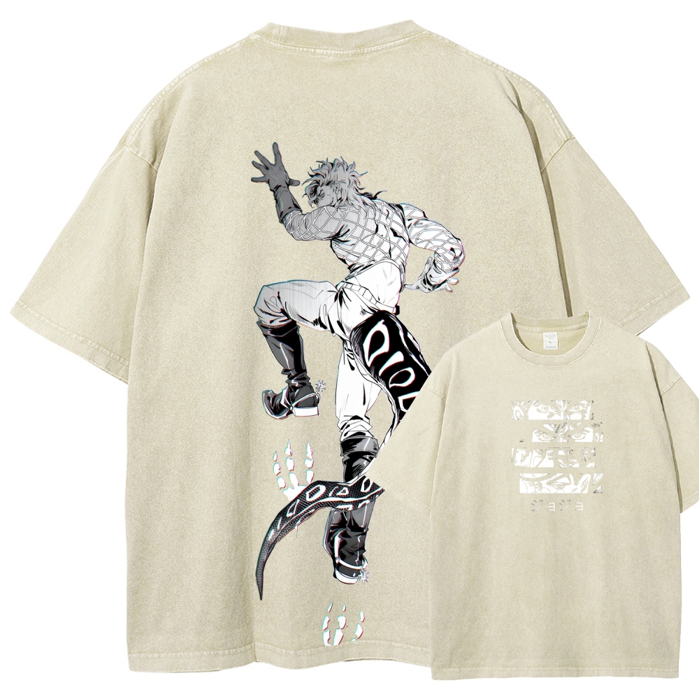 JoJo's Bizarre Adventure SBR Diego Brando Unisex Fit Washed T-Shirt 2508007104