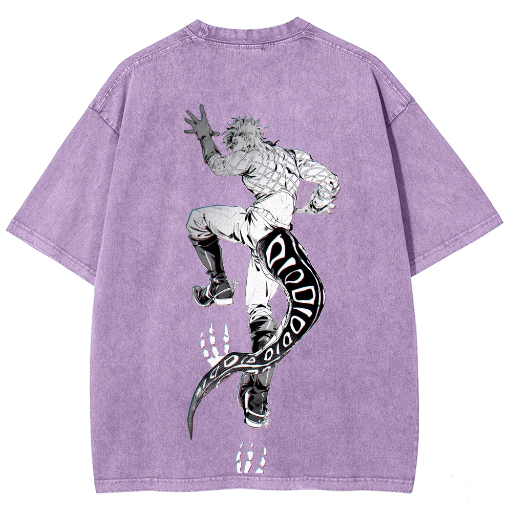 JoJo's Bizarre Adventure SBR Diego Brando Unisex Fit Washed T-Shirt 2508007104