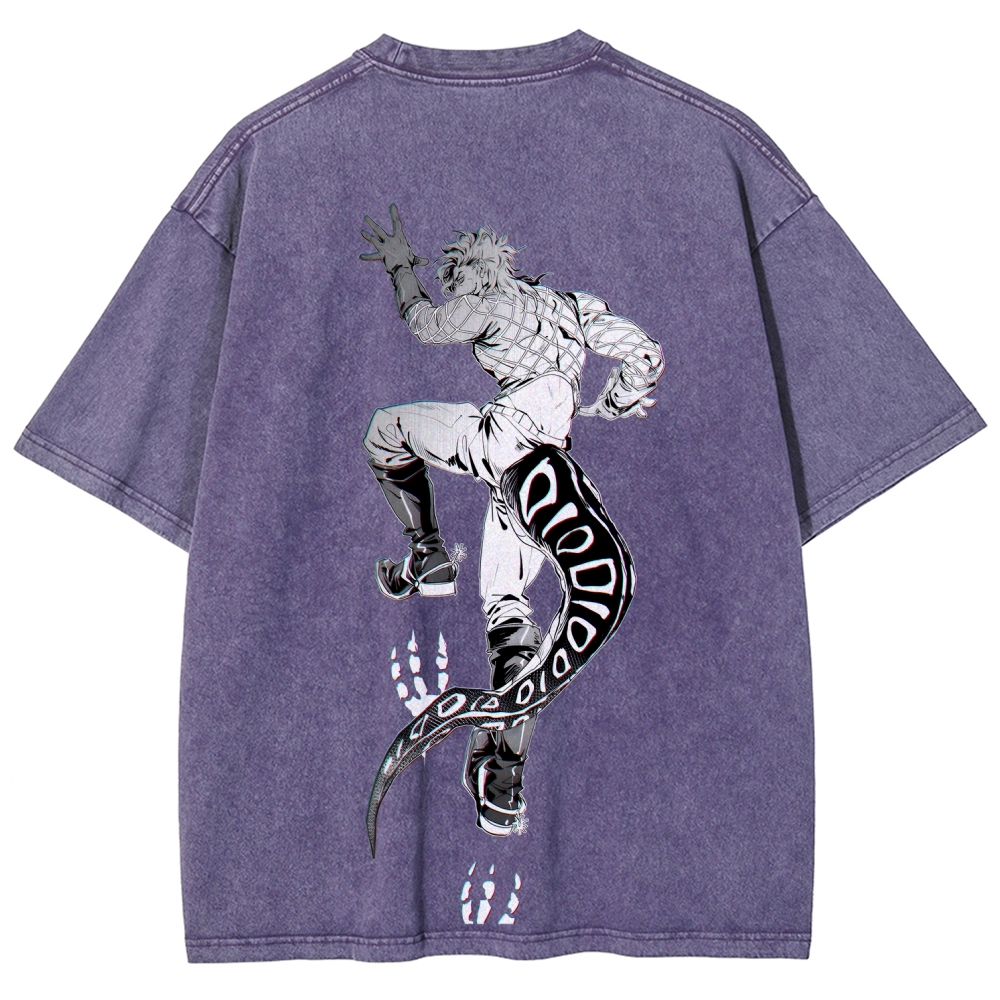 JoJo's Bizarre Adventure SBR Diego Brando Unisex Fit Washed T-Shirt 2508007104