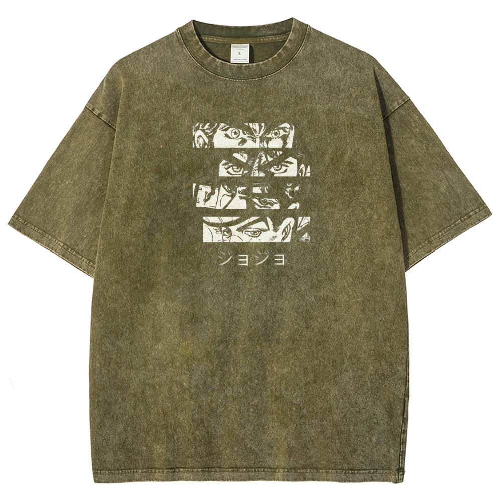 JoJo's Bizarre Adventure SBR Diego Brando Unisex Fit Washed T-Shirt 2508007104