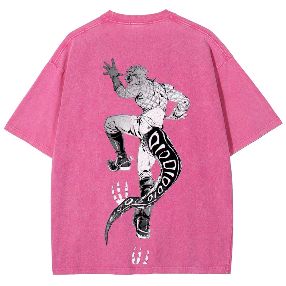 JoJo's Bizarre Adventure SBR Diego Brando Unisex Fit Washed T-Shirt 2508007104
