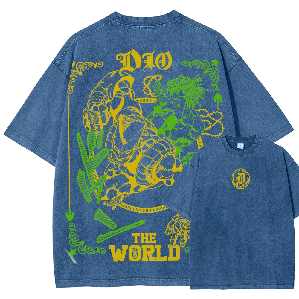 Jojo's Bizarre Adventure Unisex Fit Washed T-Shirt 2508007318