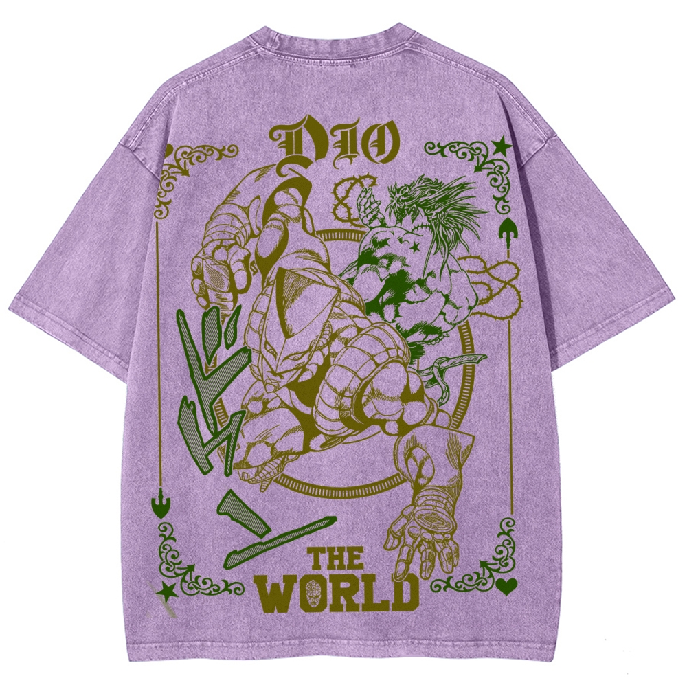 Jojo's Bizarre Adventure Unisex Fit Washed T-Shirt 2508007318