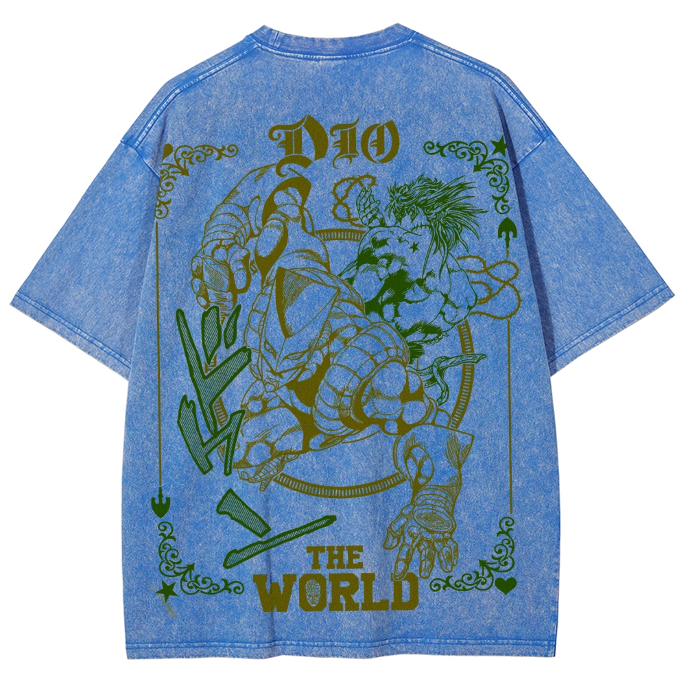Jojo's Bizarre Adventure Unisex Fit Washed T-Shirt 2508007318