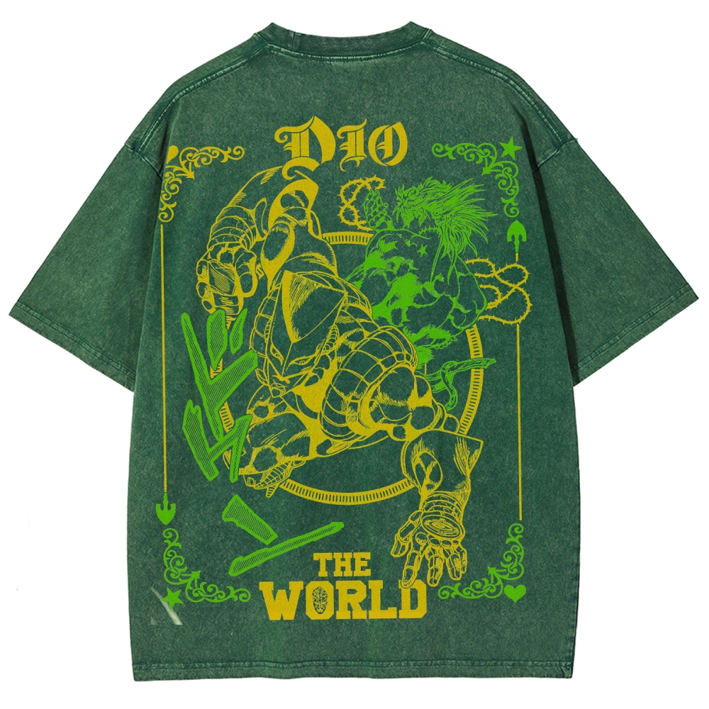 Jojo's Bizarre Adventure Unisex Fit Washed T-Shirt 2508007318