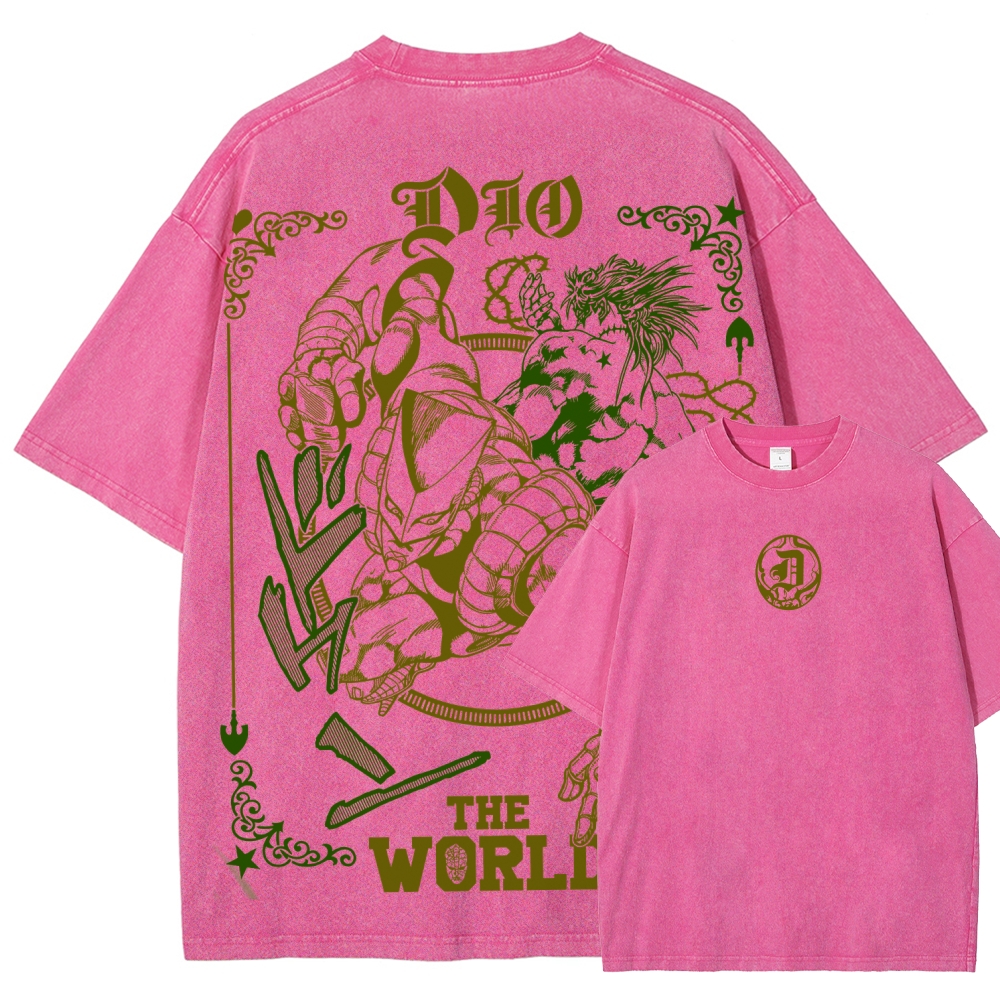 Jojo's Bizarre Adventure Unisex Fit Washed T-Shirt 2508007318
