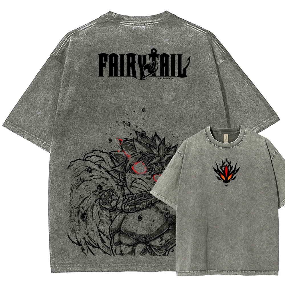 Fairy Tail Unisex Fit Washed T-Shirt 2508008084