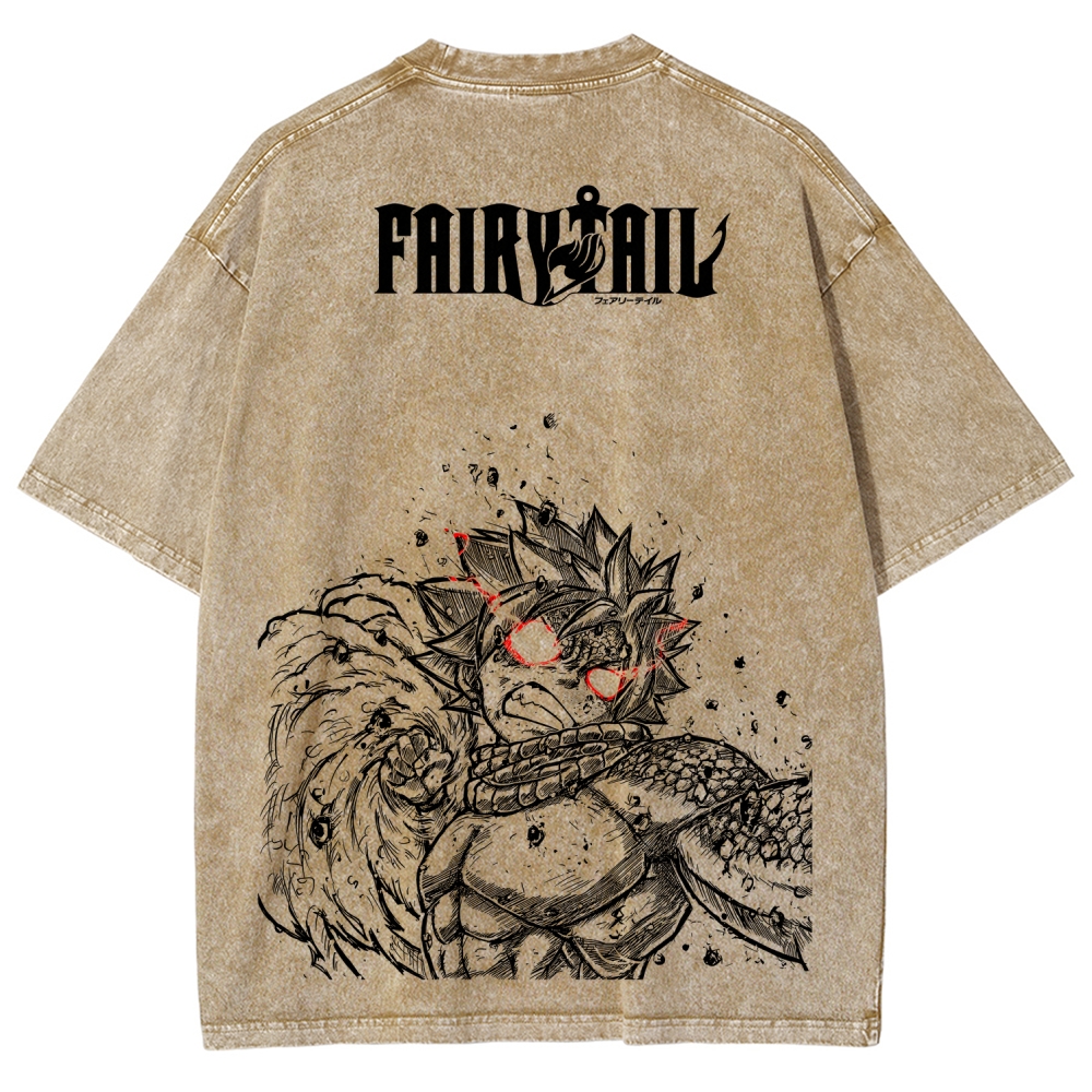 Fairy Tail Unisex Fit Washed T-Shirt 2508008084