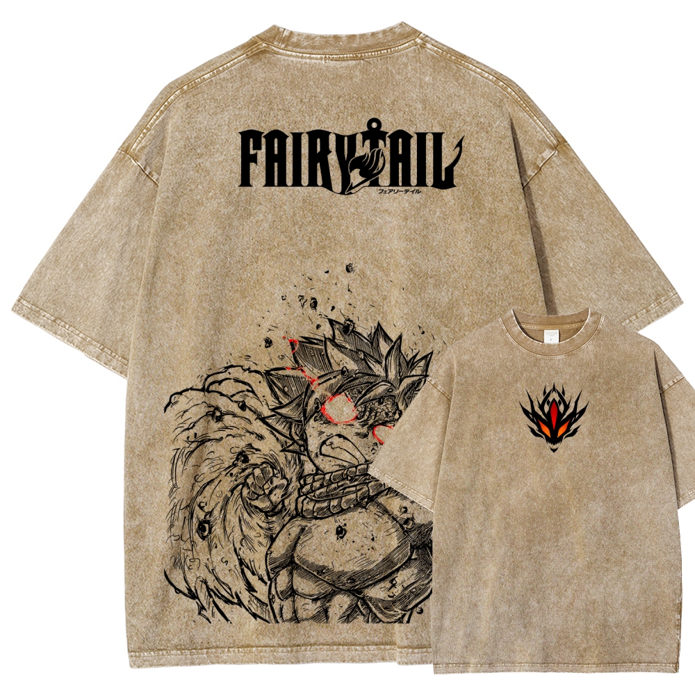 Fairy Tail Unisex Fit Washed T-Shirt 2508008084