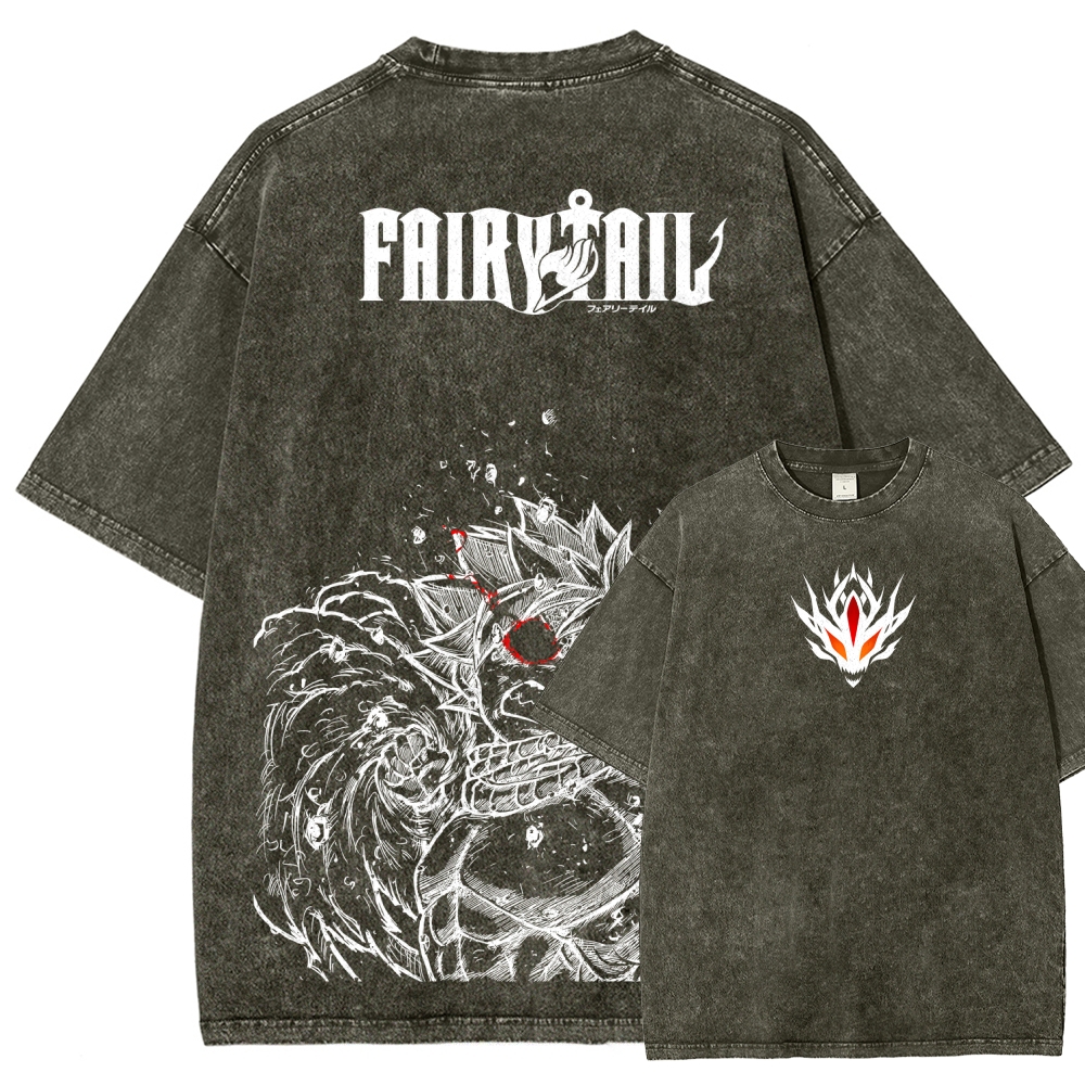 Fairy Tail Unisex Fit Washed T-Shirt 2508008084
