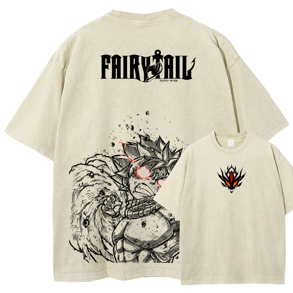 Fairy Tail Unisex Fit Washed T-Shirt 2508008084
