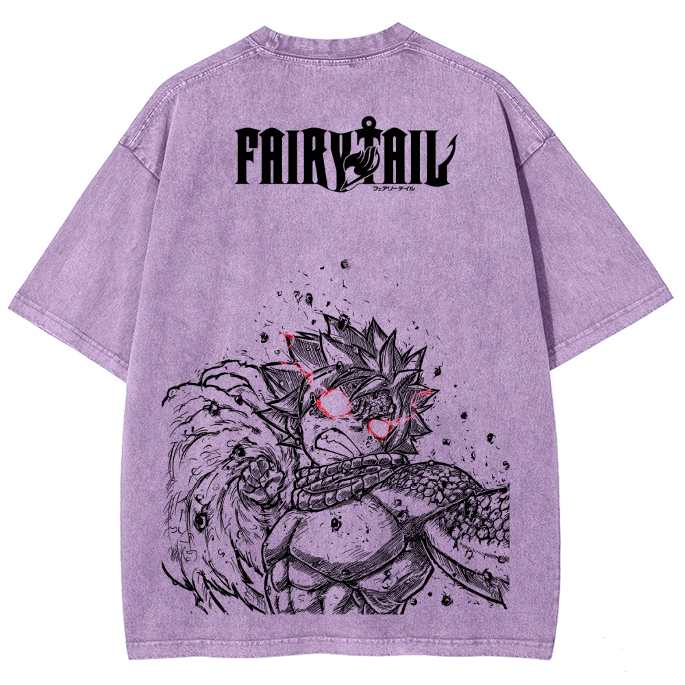 Fairy Tail Unisex Fit Washed T-Shirt 2508008084