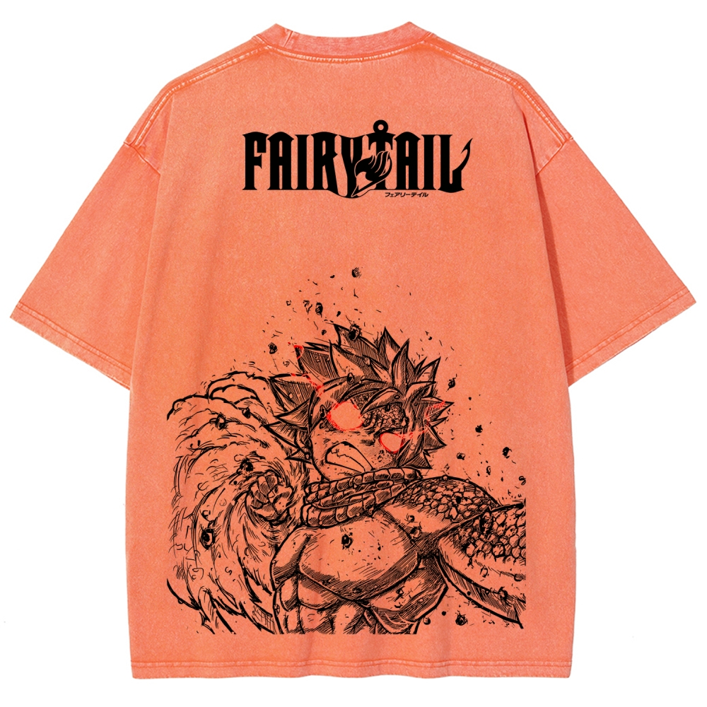 Fairy Tail Unisex Fit Washed T-Shirt 2508008084