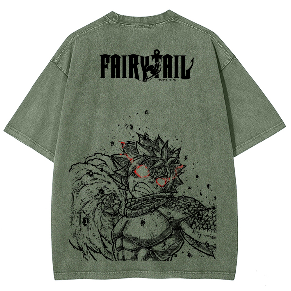 Fairy Tail Unisex Fit Washed T-Shirt 2508008084