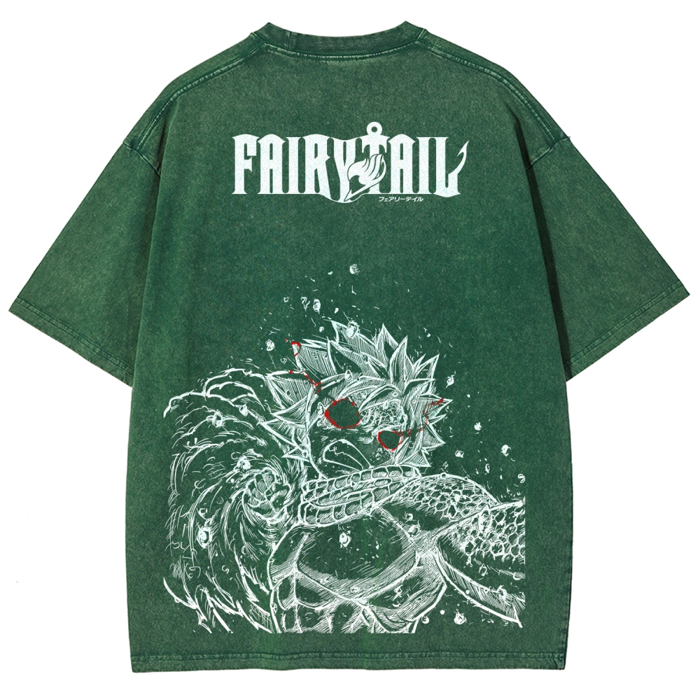 Fairy Tail Unisex Fit Washed T-Shirt 2508008084