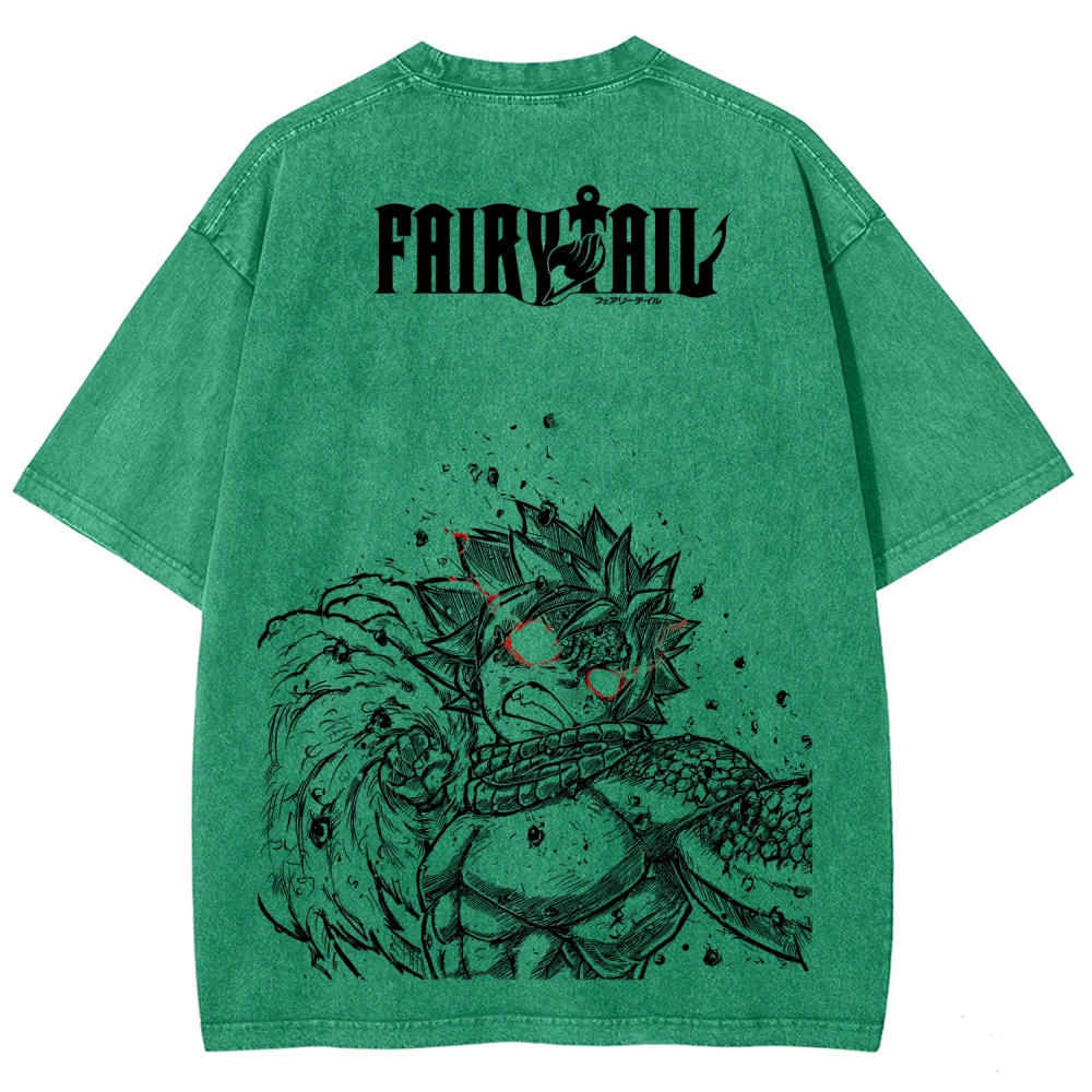 Fairy Tail Unisex Fit Washed T-Shirt 2508008084