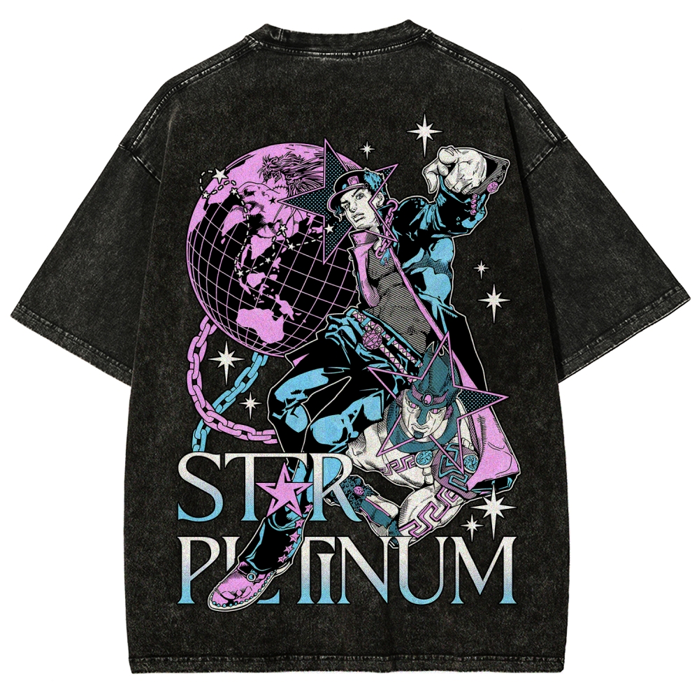 Jojo's Bizarre Adventure Unisex Fit Washed T-Shirt 2508008750