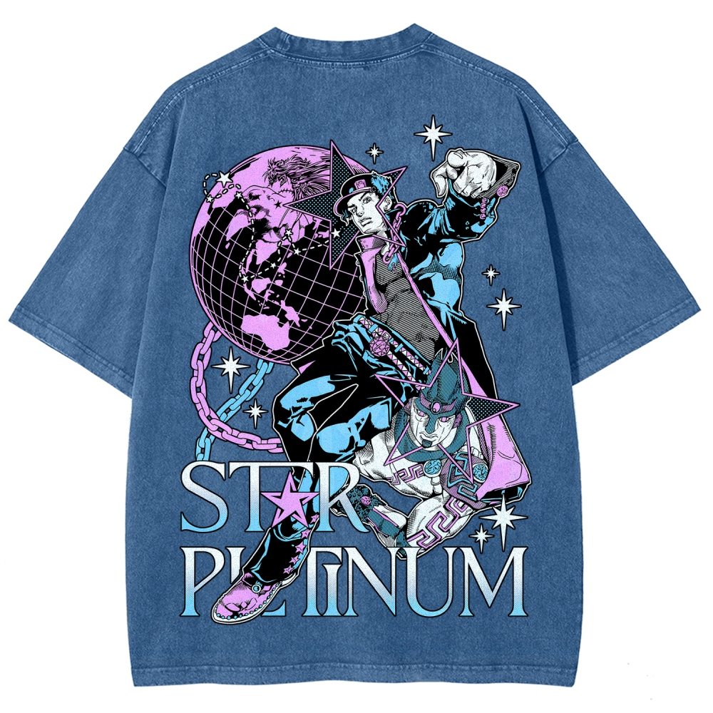 Jojo's Bizarre Adventure Unisex Fit Washed T-Shirt 2508008750