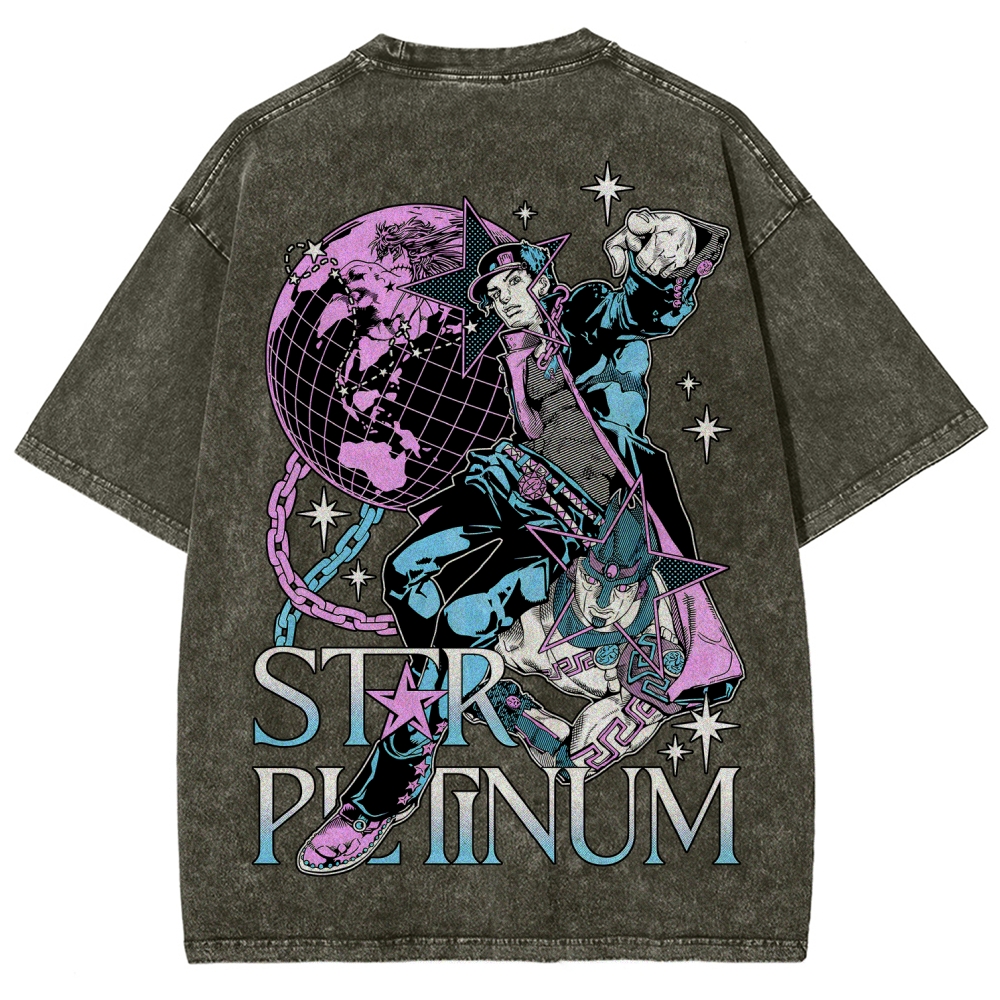 Jojo's Bizarre Adventure Unisex Fit Washed T-Shirt 2508008750