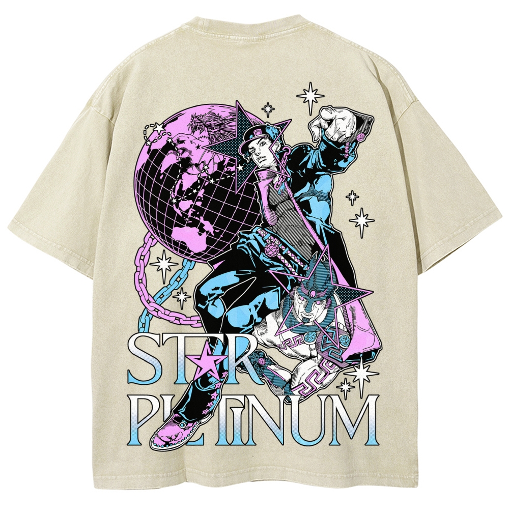 Jojo's Bizarre Adventure Unisex Fit Washed T-Shirt 2508008750