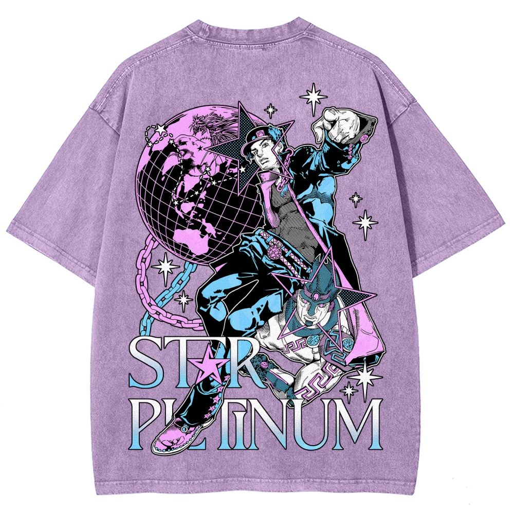 Jojo's Bizarre Adventure Unisex Fit Washed T-Shirt 2508008750