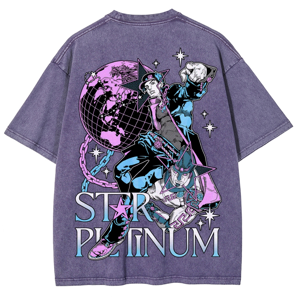 Jojo's Bizarre Adventure Unisex Fit Washed T-Shirt 2508008750